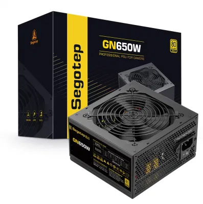 Venta a India Indonia 650W ATX 80 Plus condensador japonés dorado sólido GPU8pin llevar tarjeta gráfica de alta gama fuente de alimentación del ordenador