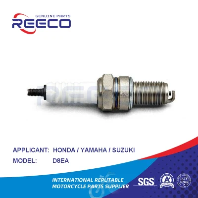 Reeco calidad OE D8ea motocicleta iridio bujía de platino para Honda/YAMAHA/Suzuki/Bajaj/TV